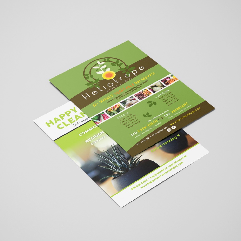 Printed Flyers marketing materials