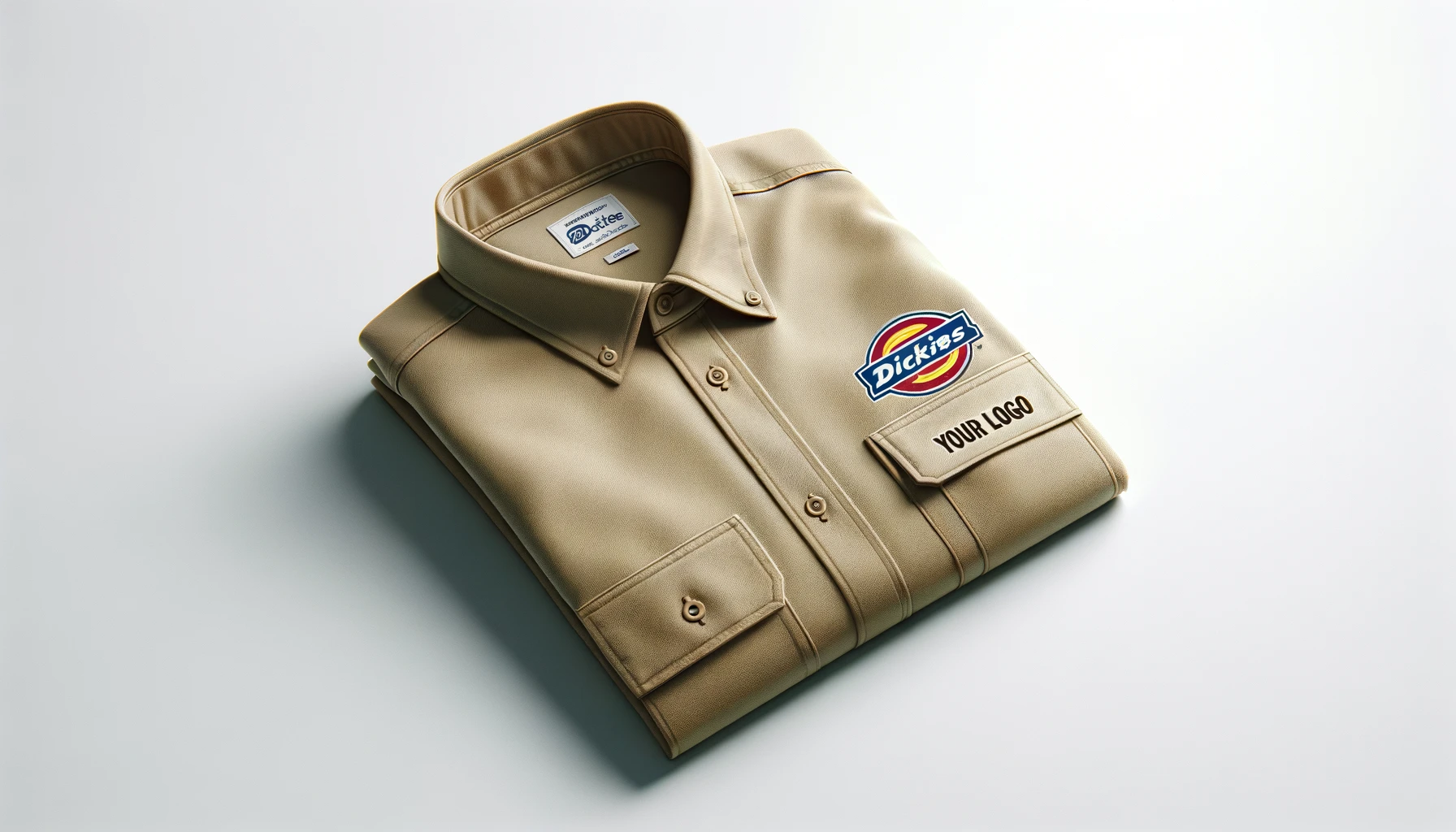 Branded work shirt.